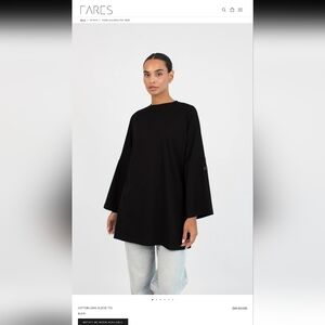 Black Long Sleeve Top